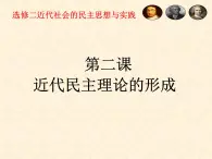 人民版高中历史选修2 1-2《近代民主理论的形成》课件