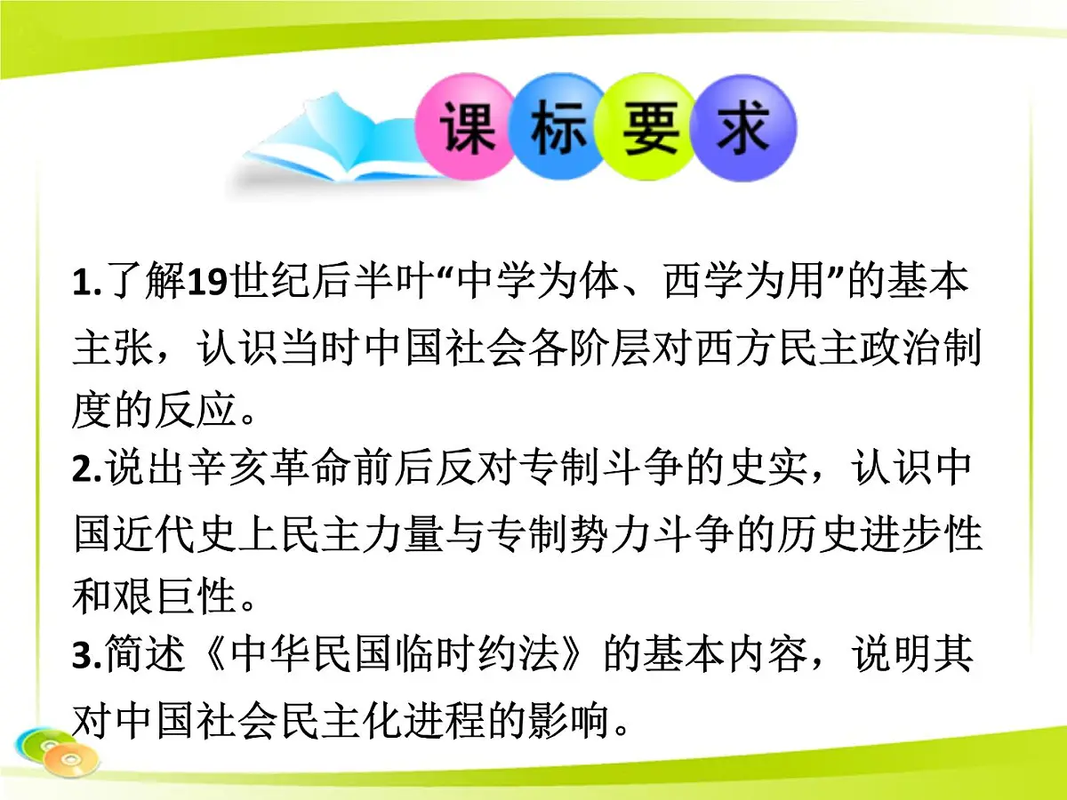 人民版高中历史选修2 2-4《近代中国创建民主制度的斗争》课件第2页