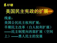 岳麓版高中歷史選修2 3-10《美國(guó)民主憲政的擴(kuò)展》課件