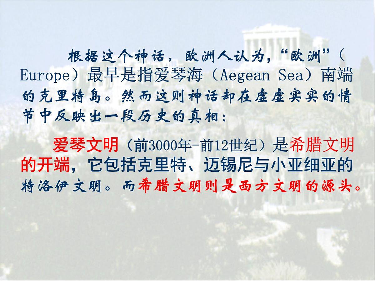 岳麓版高中历史必修121-5《爱琴文明与古希腊城邦制度》课件第6页
