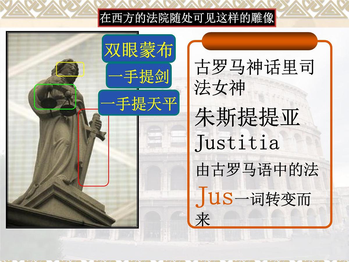 岳麓版高中历史必修1 2-7《古罗马的政制与法律》课件第1页