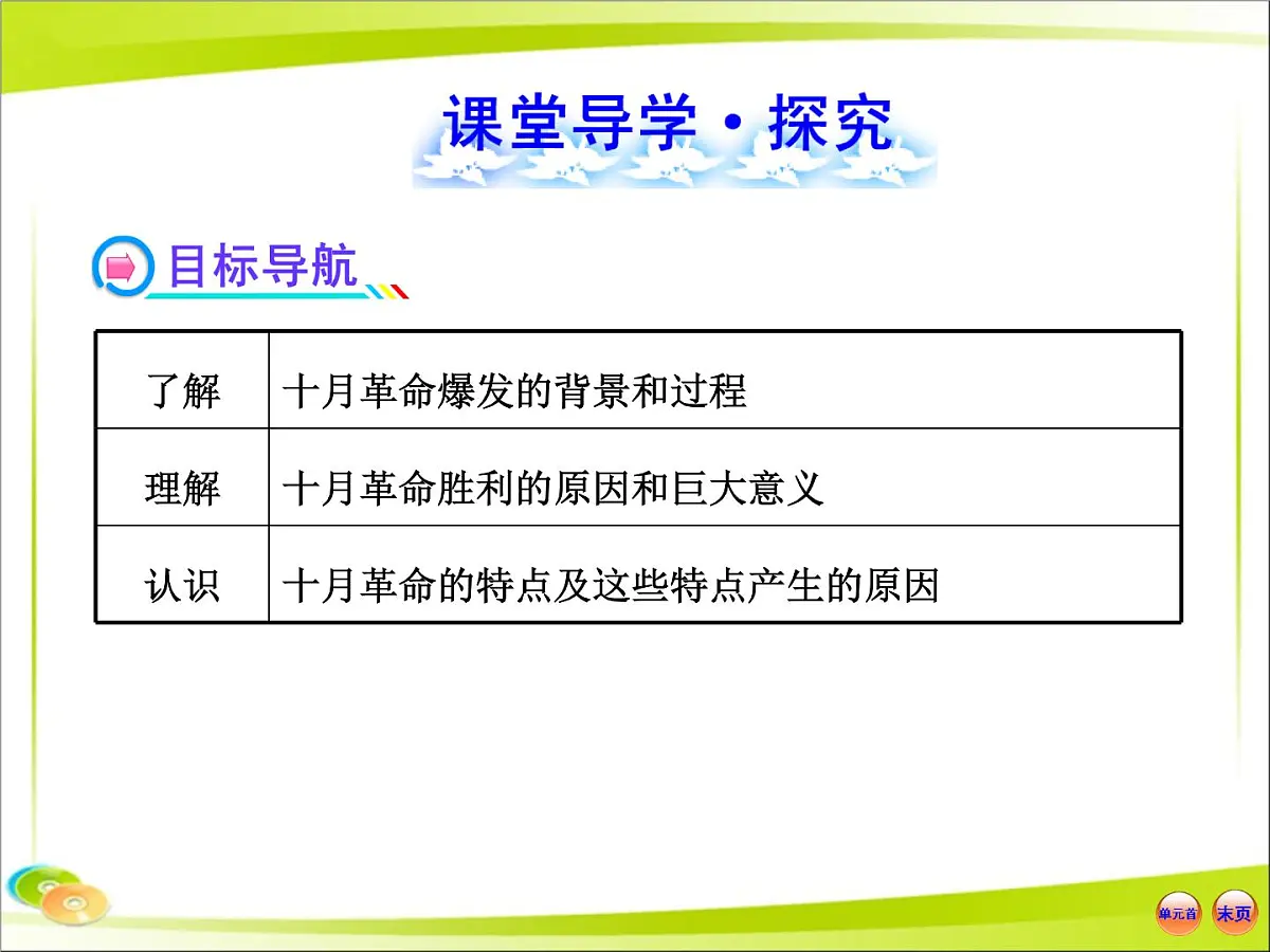 岳麓版高中历史必修1 5-19《俄国十月社会主义革命》合作探究型课件第4页
