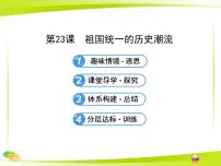 高中历史岳麓版必修1 政治文明历程祖国统一的历史潮流课文内容ppt课件