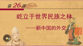 高中历史岳麓版必修1 政治文明历程屹立于世界民族之林——新中国外交图片课件ppt