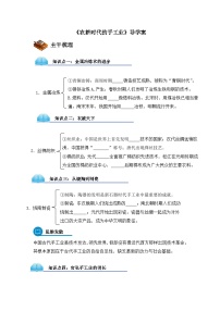 高中历史岳麓版必修2 经济成长历程农耕时代的手工业学案