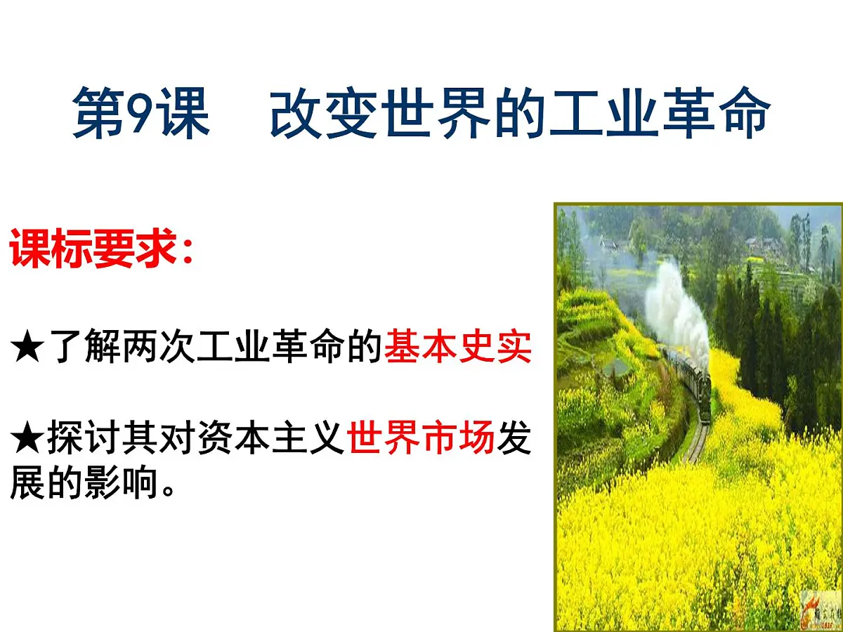 岳麓版高中历史必修2 2-9《改变世界的工业革命》课件第2页