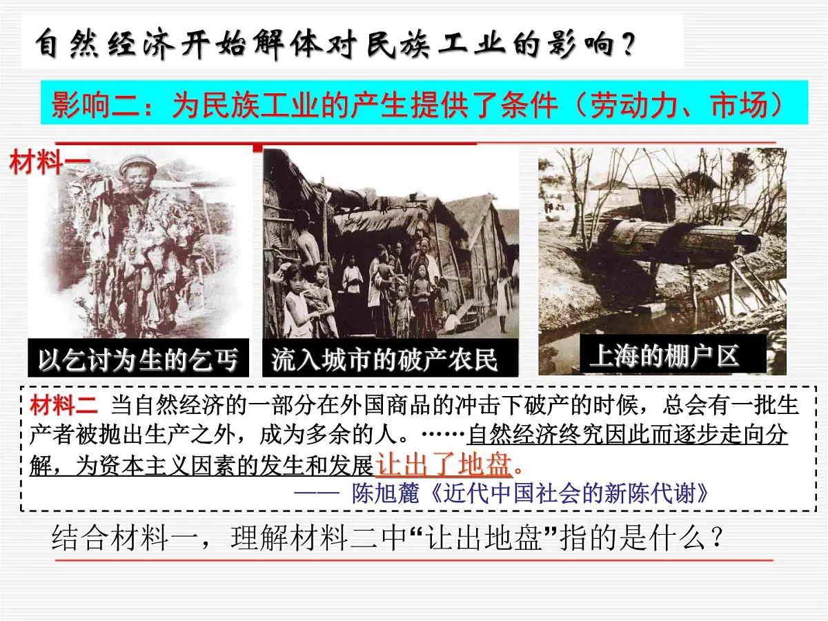 课件—岳麓版高中历史必修2 2-10《近代中国社会经济结构的变动》第4页