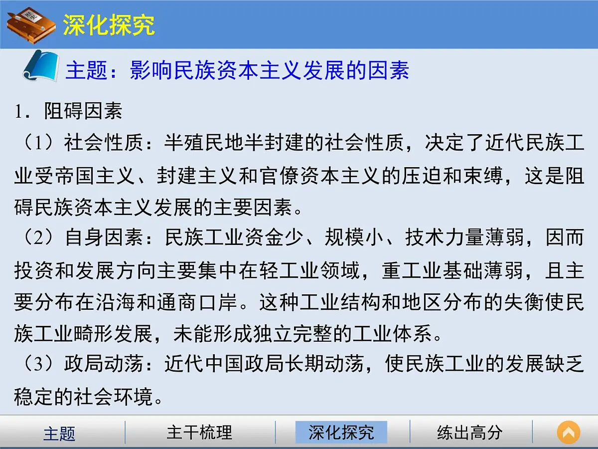 岳麓版高中历史必修2 2-11《民国时期民族工业的曲折发展》课件第7页