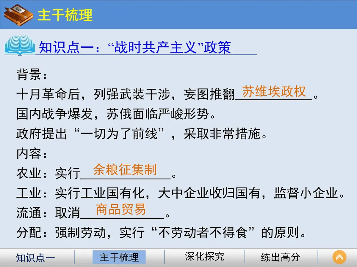 岳麓版高中历史必修2 3-14《社会主义经济体制的建立》课件第3页