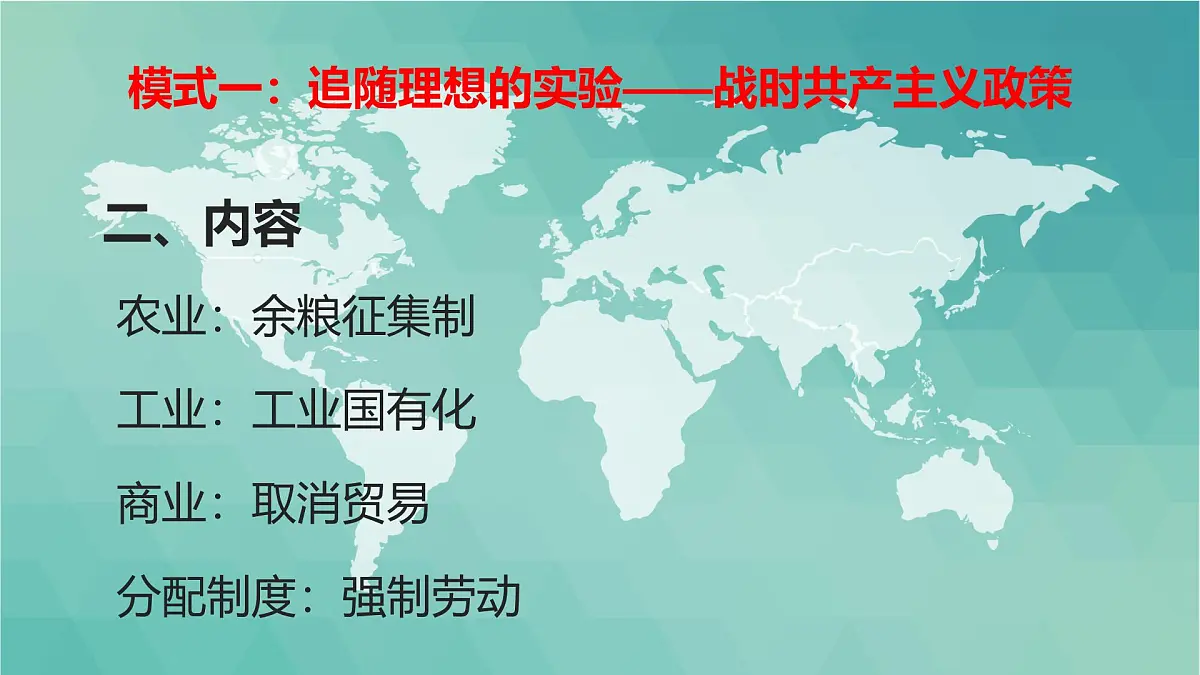 课件—岳麓版高中历史必修2 3-14《社会主义经济体制的建立》第5页