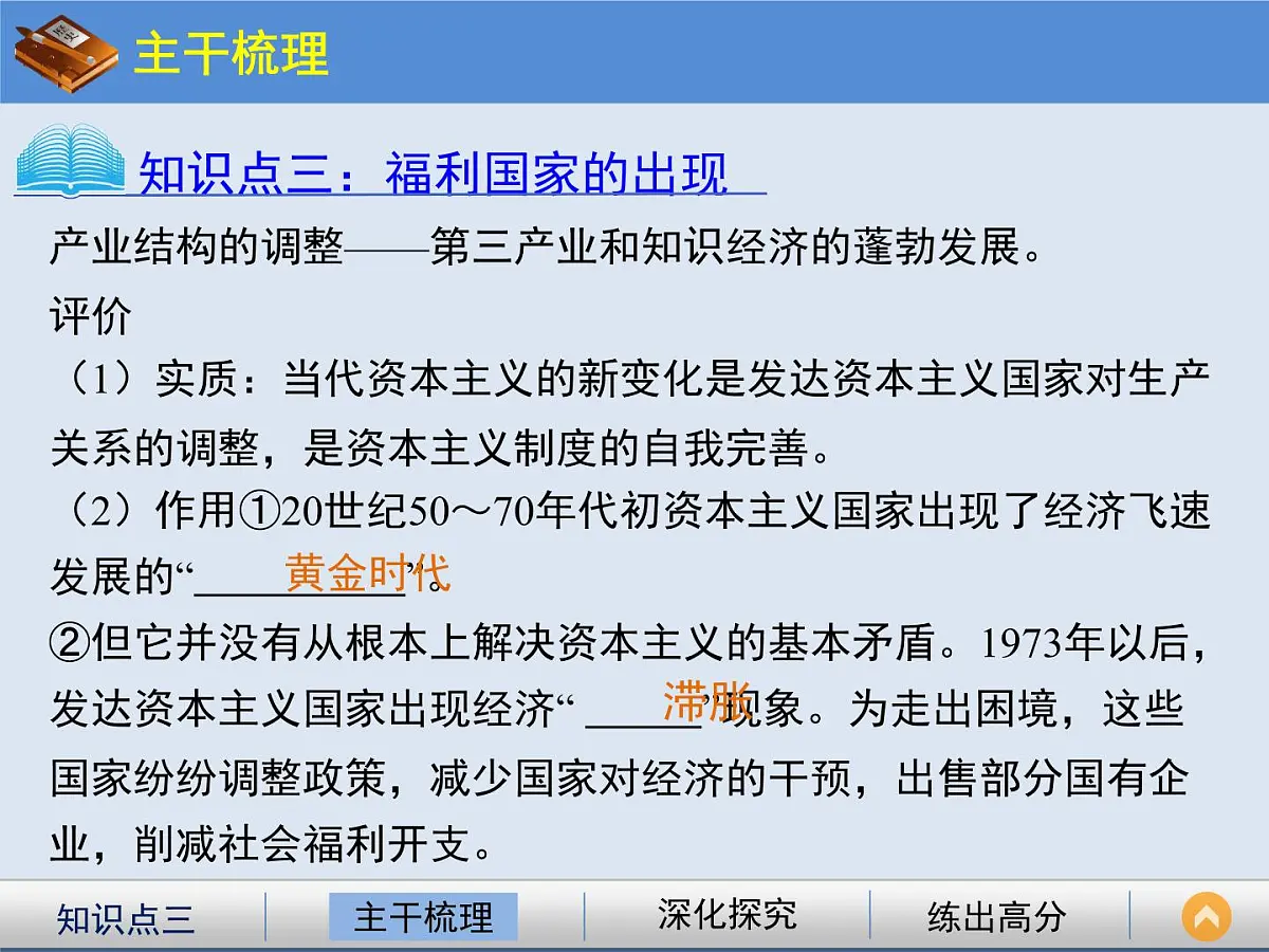 岳麓版高中历史必修2 3-16《战后资本主义经济的调整》课件第8页