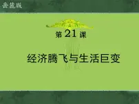 高中历史岳麓版必修2 经济成长历程经济腾飞与生活巨变课文内容ppt课件
