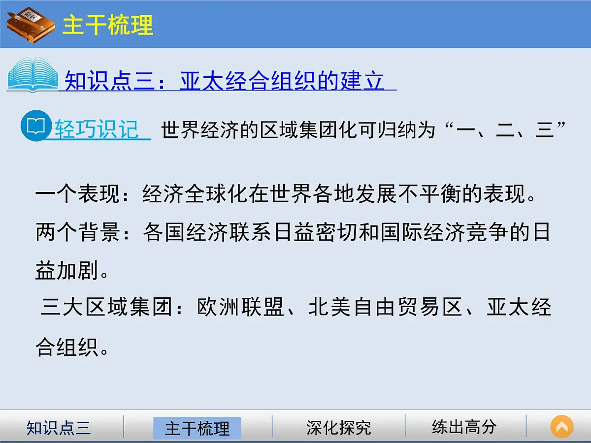岳麓版高中历史必修2 5-25《亚洲和美洲的经济区域集团化》课件第7页