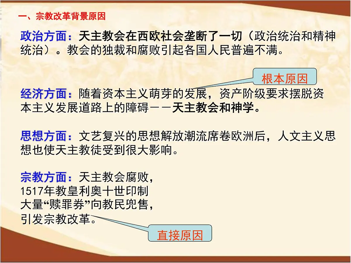 岳麓版高中历史必修3 3-13《挑战教皇的权威》课件第7页