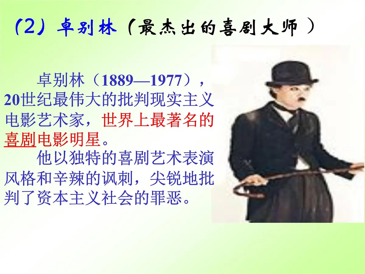 岳麓版高中历史必修3 4-19《电影与电视》参考课件2第7页