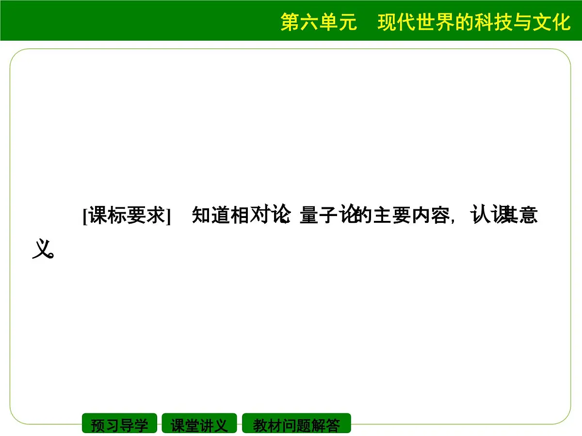 岳麓版高中历史必修3 6-25《现代科学革命》课件第2页