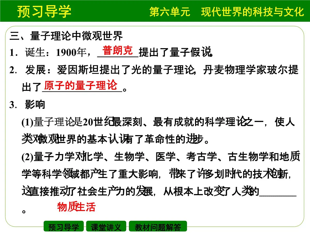 岳麓版高中历史必修3 6-25《现代科学革命》课件第7页