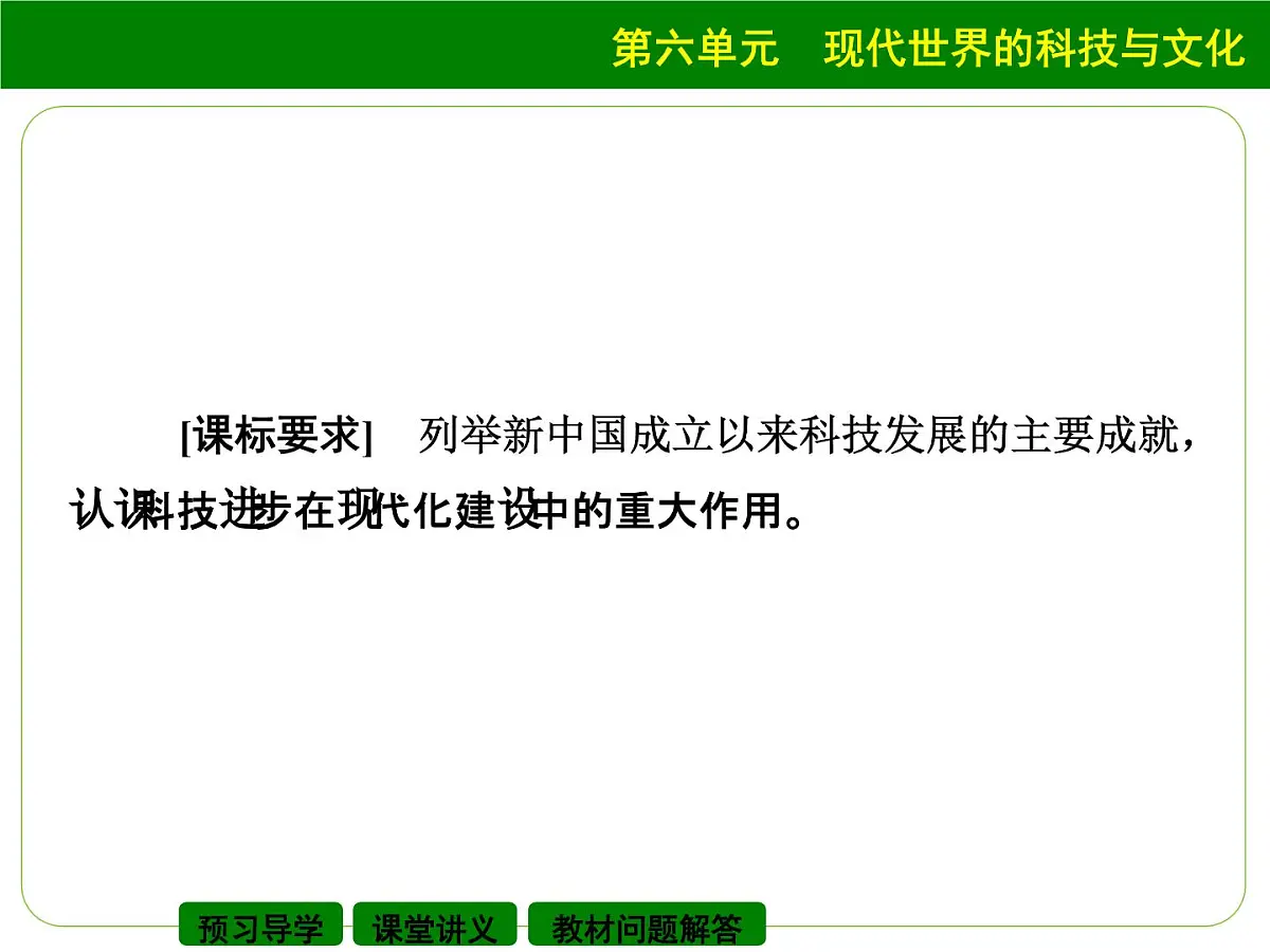 岳麓版高中历史必修3 6-27《新中国的科技成就》课件第2页