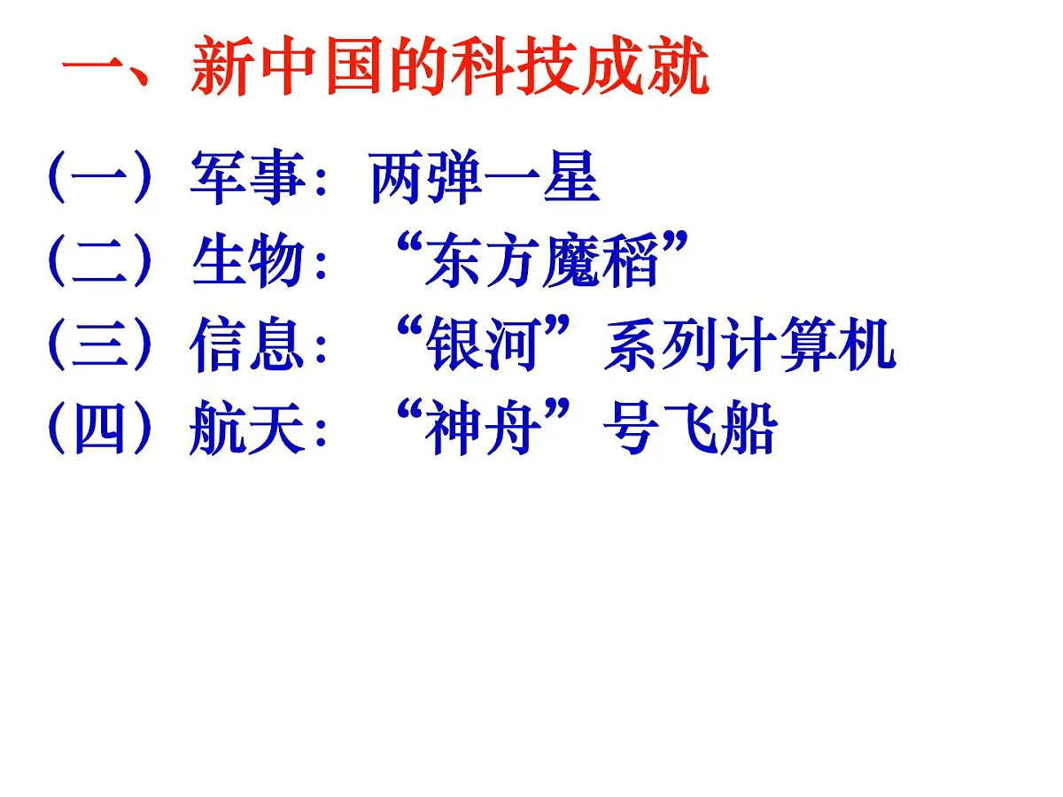 岳麓版高中历史必修3 6-27《新中国的科技成就》课件第5页