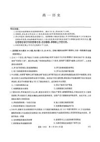 河南省南阳市九师联盟2024-2025学年高一下学期6月期末考试历史试卷（PDF版附解析）