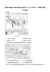 安徽省卓越县中联盟＆皖豫名校联盟2024-2025学年高一下学期期中检测历史试题（Word版附答案）