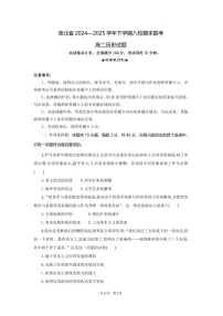 湖北省八校联考2024-2025学年高二下学期期末历史试卷