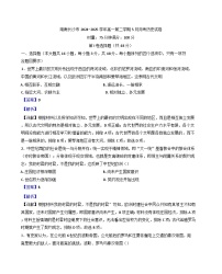 湖南省长沙市2024-2025学年高一下学期5月月考历史试题(解析版)