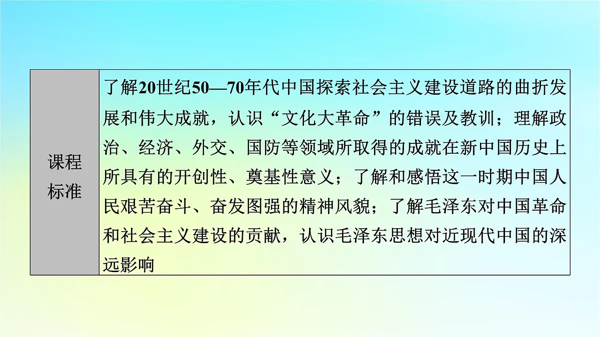 2026届高考历史一轮总复习中外历史纲要上板块3中国现代史第8单元第21讲社会主义建设在探索中曲折发展课件第5页