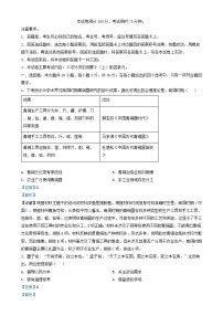 四川省2024_2025学年高一历史上学期12月月考试题含解析