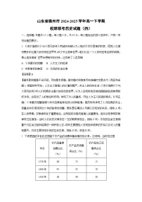 山东省德州市2024-2025学年高一下学期校际联考（四）历史试卷（解析版）