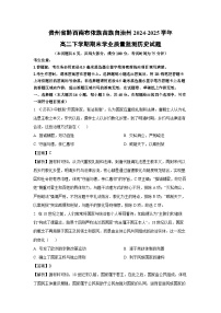 贵州省黔西南布依族苗族自治州2024-2025学年高二下学期期末学业质量监测历史试卷（解析版）