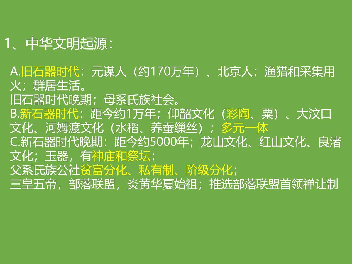 课件:2025北京市高一历史合格考单元复习考点分析和真题分解(纲要上)第5页