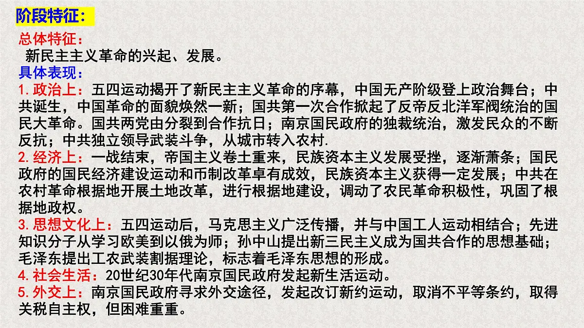 高考历史一轮复习课件:第21讲 南京国民政府的统治和中国共产党开辟革命新道路(32页)第2页