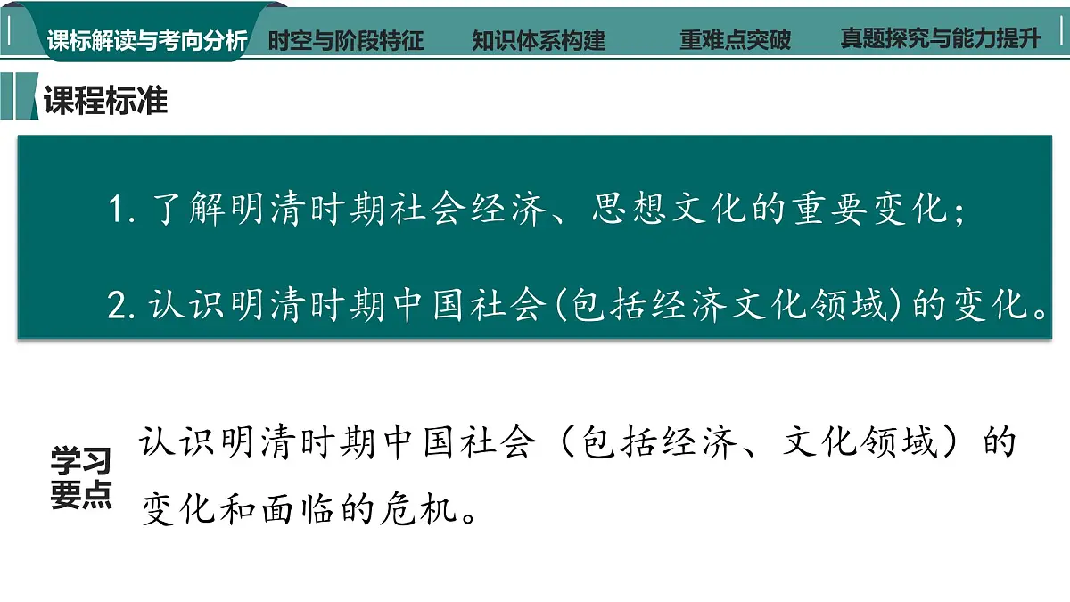 高考历史一轮复习课件九 明至清中叶的经济与文化的变化第3页