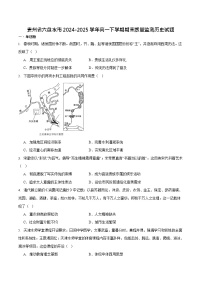 贵州省六盘水市2024-2025学年高一下学期期末测试历史试卷