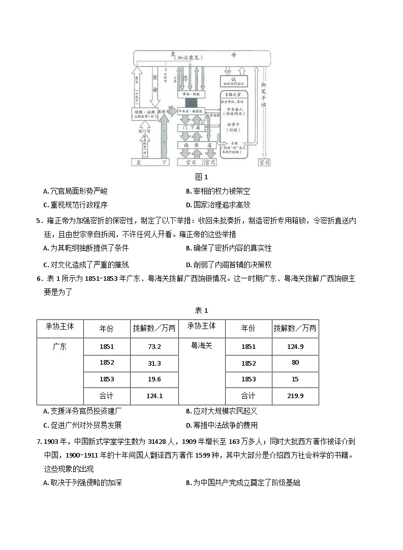 广西壮族自治区部分学校2025-2026学年高二上学期开学质量检测历史试题(含答案)第2页