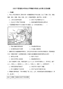 2025年普通高中学业水平等级性考试(山东卷)历史试题（含答案）