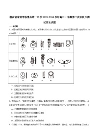 湖南临澧县第一中学2026届高三上学期10月第二次阶段性测试历史试卷（含答案）