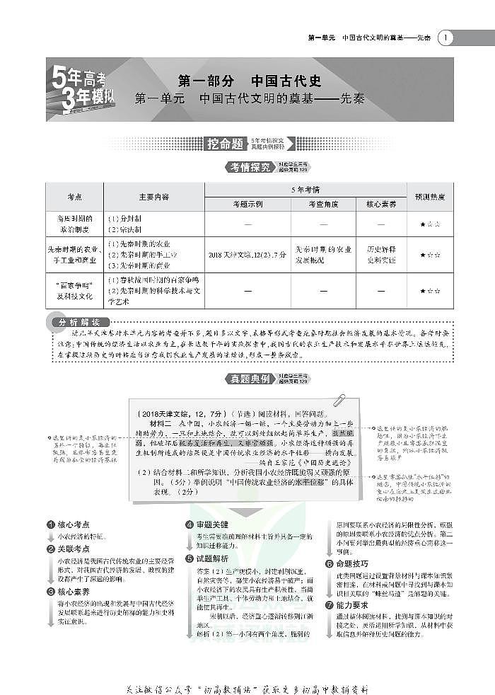 《5年高考3年模拟》A版历史天津版第3页