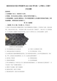 陕西省西安市部分学校联考2024-2025学年高一上学期11月期中历史试题含答案