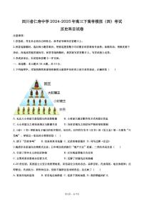 2025届四川省仁寿中学高三下学期模拟考试（四）历史科目试卷（高考模拟）