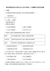 陕西省商洛市部分学校2025-2026学年高二上学期11月期中考试历史试卷(含答案)
