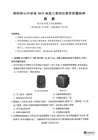 四川省绵阳南山中学2026届高三上学期11月月考历史试题+答案