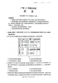 2025-2026学年广西高三上学期12月历史试题无答案