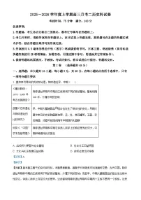 2026届福建省南安第一中学高三上学期第二次月考历史试题(含答案)