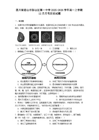 2025—2026学年度四川省眉山市彭山区第一中学高一上学期12月月考历史试题(含答案)