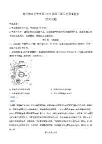 重庆市南开中学2025-2026学年高三上学期第五次质量检测历史试卷（Word版附解析）