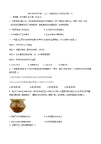 2025—2026学年度安徽省芜湖市沈巷中学高一上学期11月综合训练（1）历史试题（解析版）