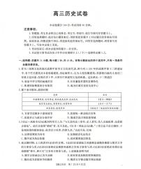 新疆2026届高三上学期12月联考（26-159C）历史试卷+答案
