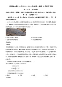 2025—2026学年度宁夏回族自治区青铜峡市第一中学高二上学期12月月考历史试卷(解析版)